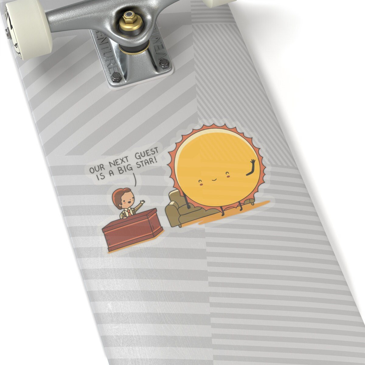 Sun kids Funny Pun Kids Transparent Sticker