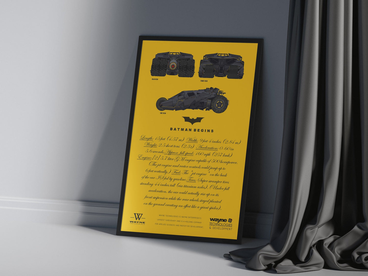Batmobile Timeline Poster - All Batman Cars - Cool Wall Art - Comics