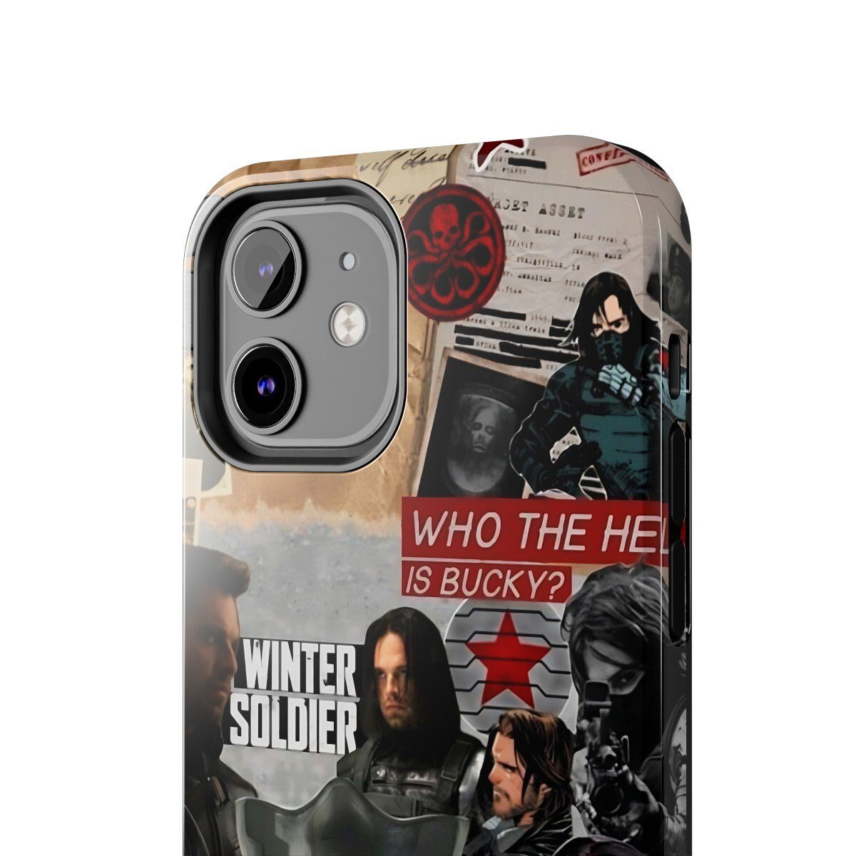 Bucky Winter Soldier Warrior Tough Phone Cases Military Inspired Protection