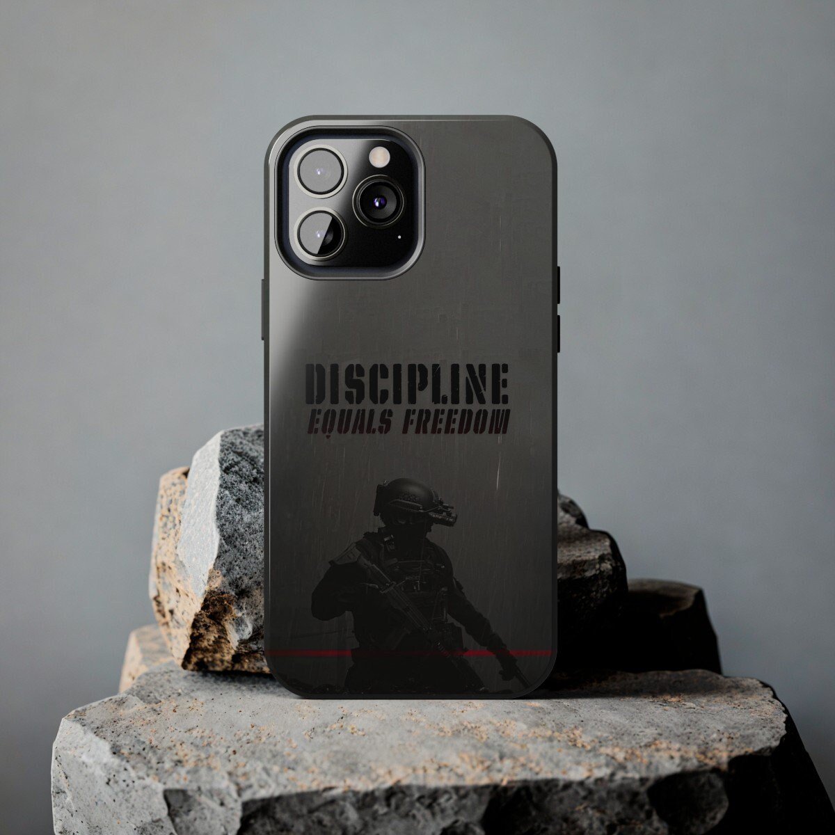 Army Discipline Equals Freedom Tough iPhone Cases Military Inspired Protection