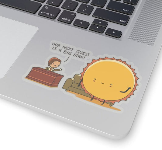 Sun kids Funny Pun Kids Transparent Sticker