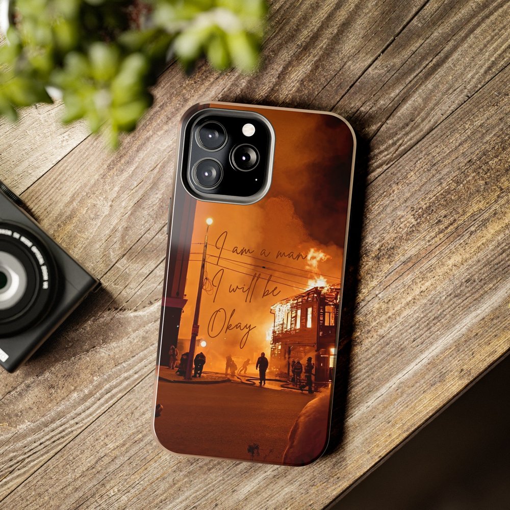 I am a Man Warrior Tough Phone Cases Military Inspired Protection