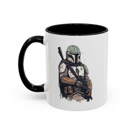 Mandalorian Double Sided Print Accent Coffee Mug (11, 15oz)