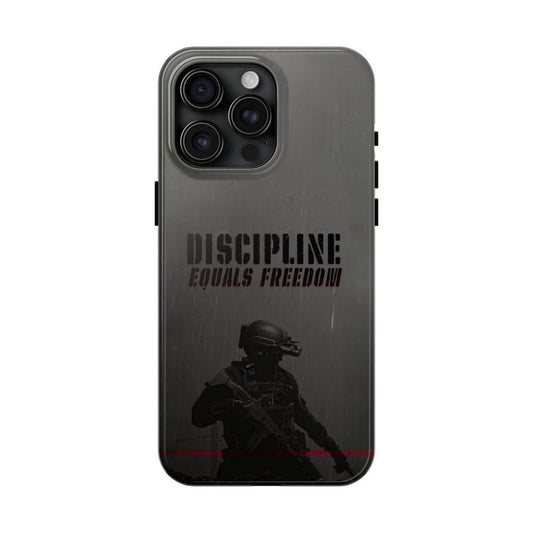 Army Discipline Equals Freedom Tough iPhone Cases Military Inspired Protection