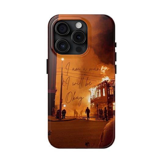 I am a Man Warrior Tough Phone Cases Military Inspired Protection