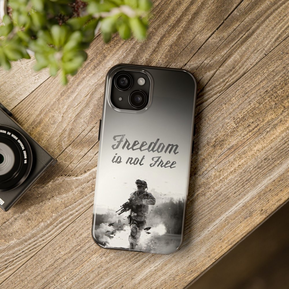 Freedom is not Free Army COD iPhone Cases Military Inspired Protection