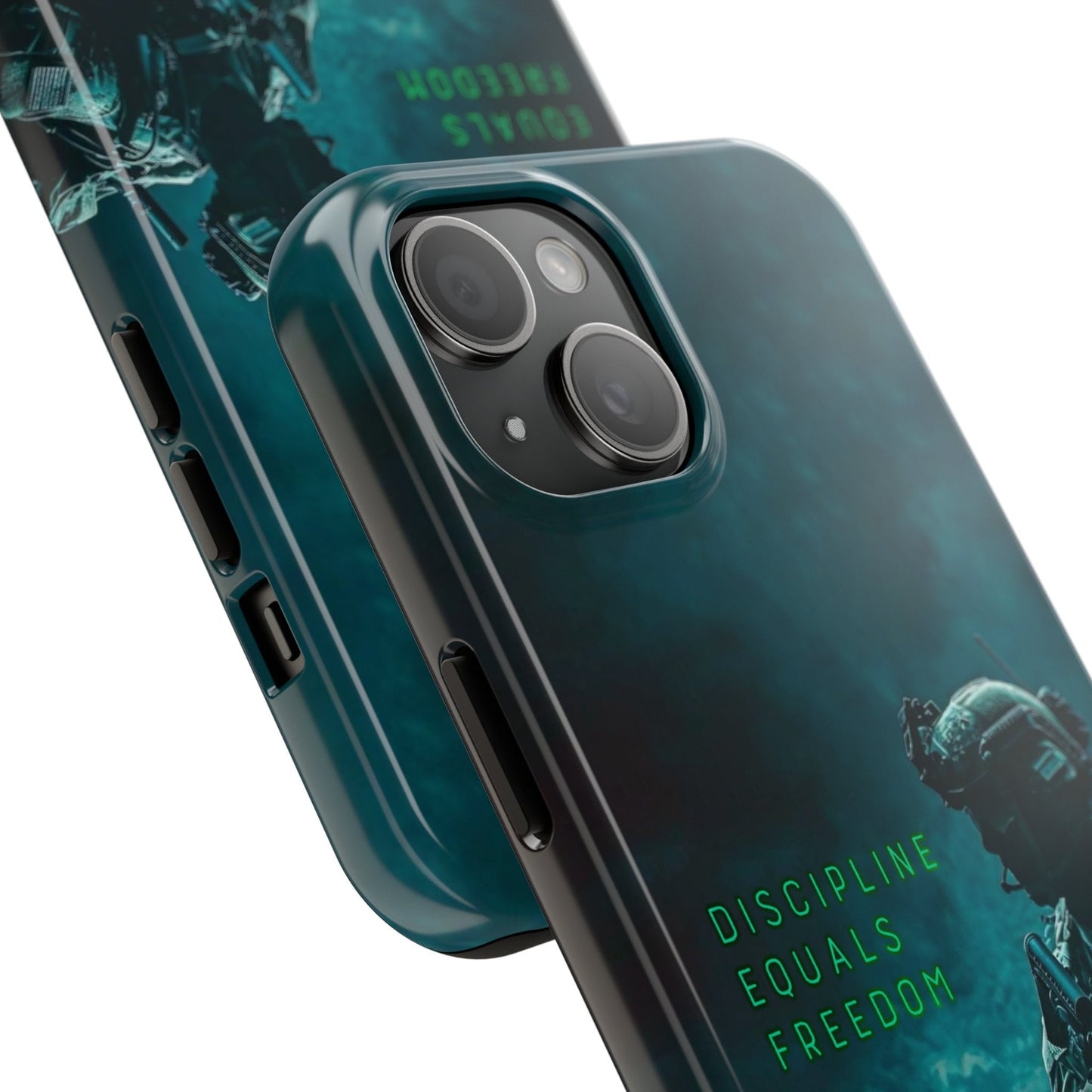 Discipline Equals Freedom Tough Phone Cases - Military Inspired Protection