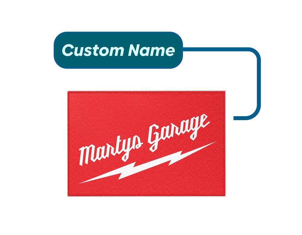 Custom Name Dad Gift Mat Area Rugs