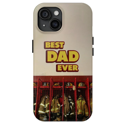 Firefighter Best dad ever Tough iPhone Cases Military Inspired Protection